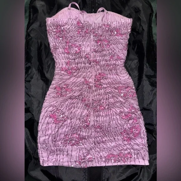 Primavera Couture Dress, Style 4261, Lavender, Size 00, worn once - Picture 2 of 7